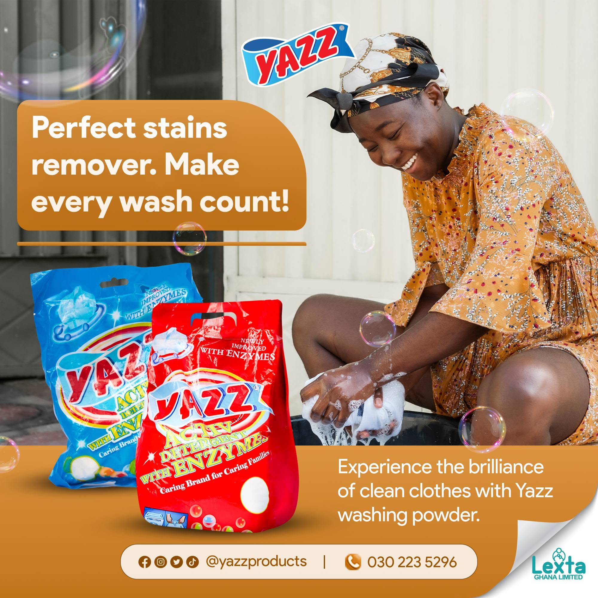 Yazz washing powder