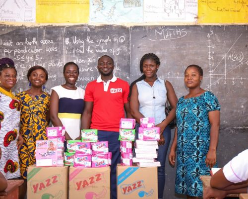 Lexta Ghana Limited spent time with the girls of Unity high JHS in Kotobabi in commemoration of the internal women’s day.